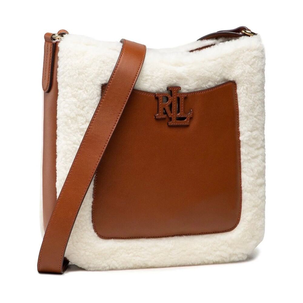Lauren Ralph Lauren Shearling Medium Cameron Crossbody